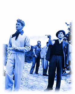 Jean Marais et jean Cocteau